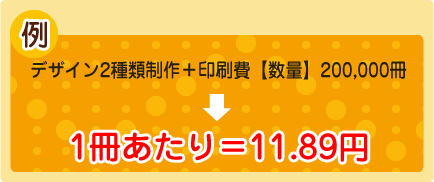 1冊あたり11.89円